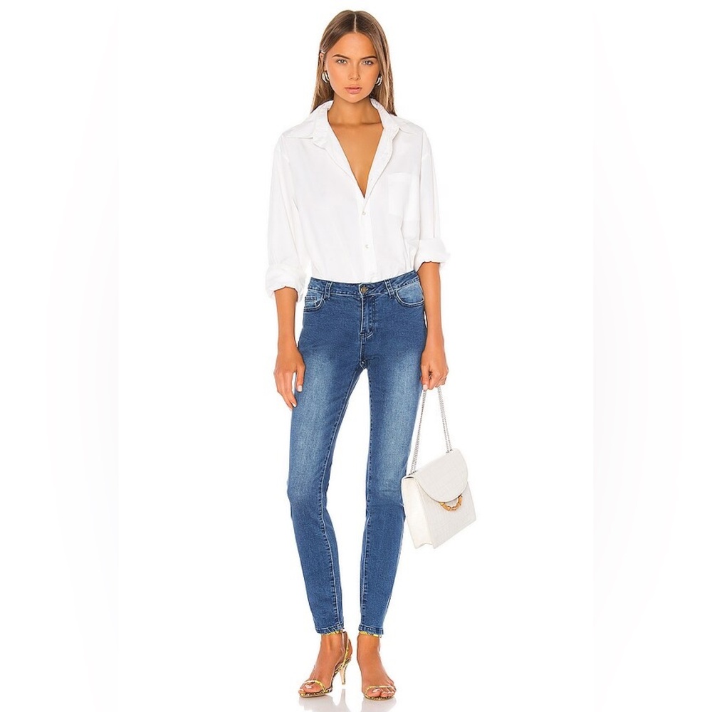 Ireland low rise jean, medium wash, Size: 23
